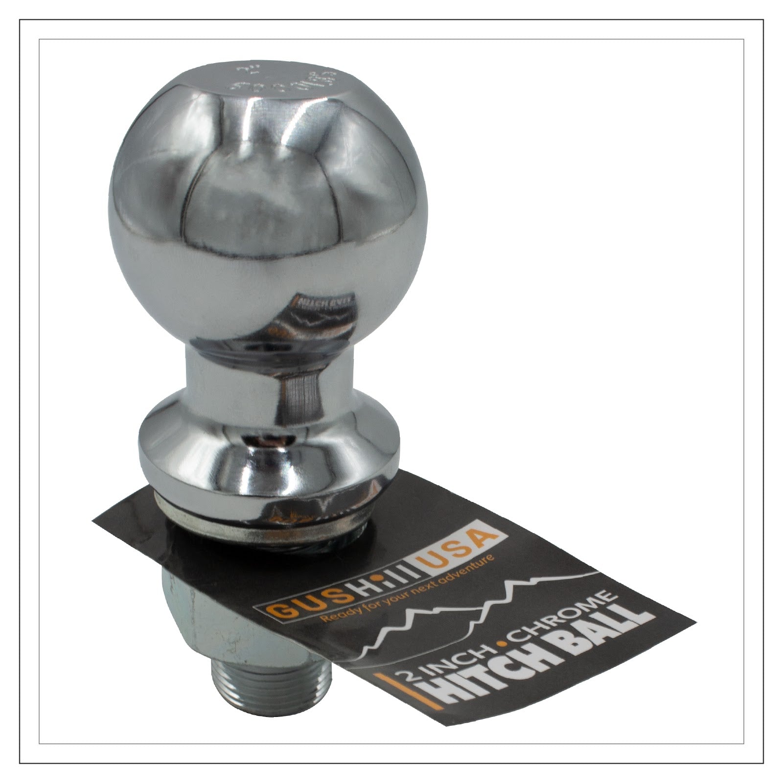 thumbnail image 2 of CURT 40032 Chrome Trailer Hitch Ball - 1-7/8 Inch 3500 Lbs Capacity With 2-Inch Rise 2 of 4
