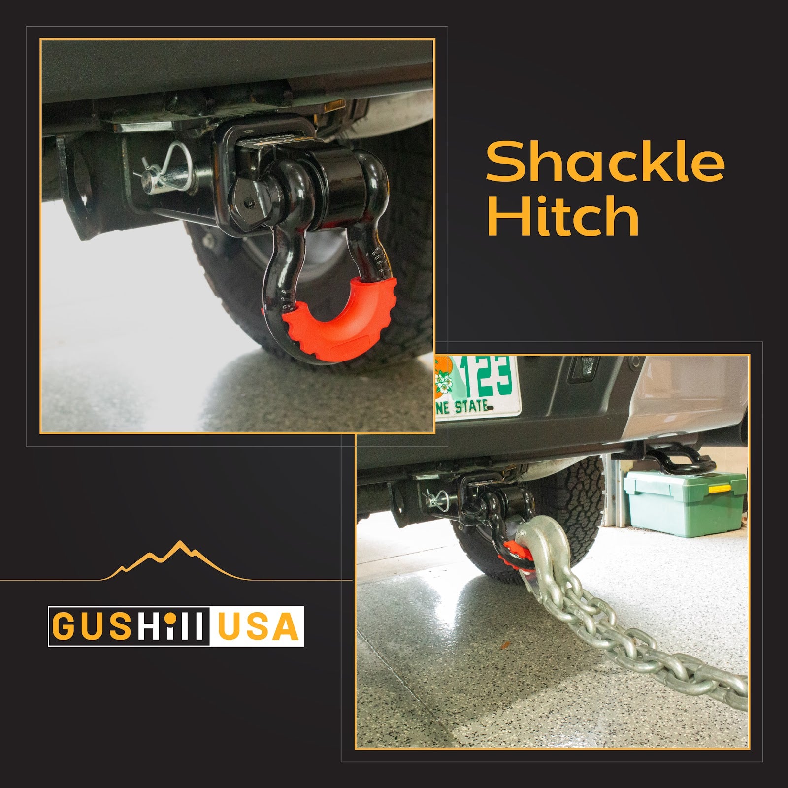 Shackle Hitch for 2" Receivers
