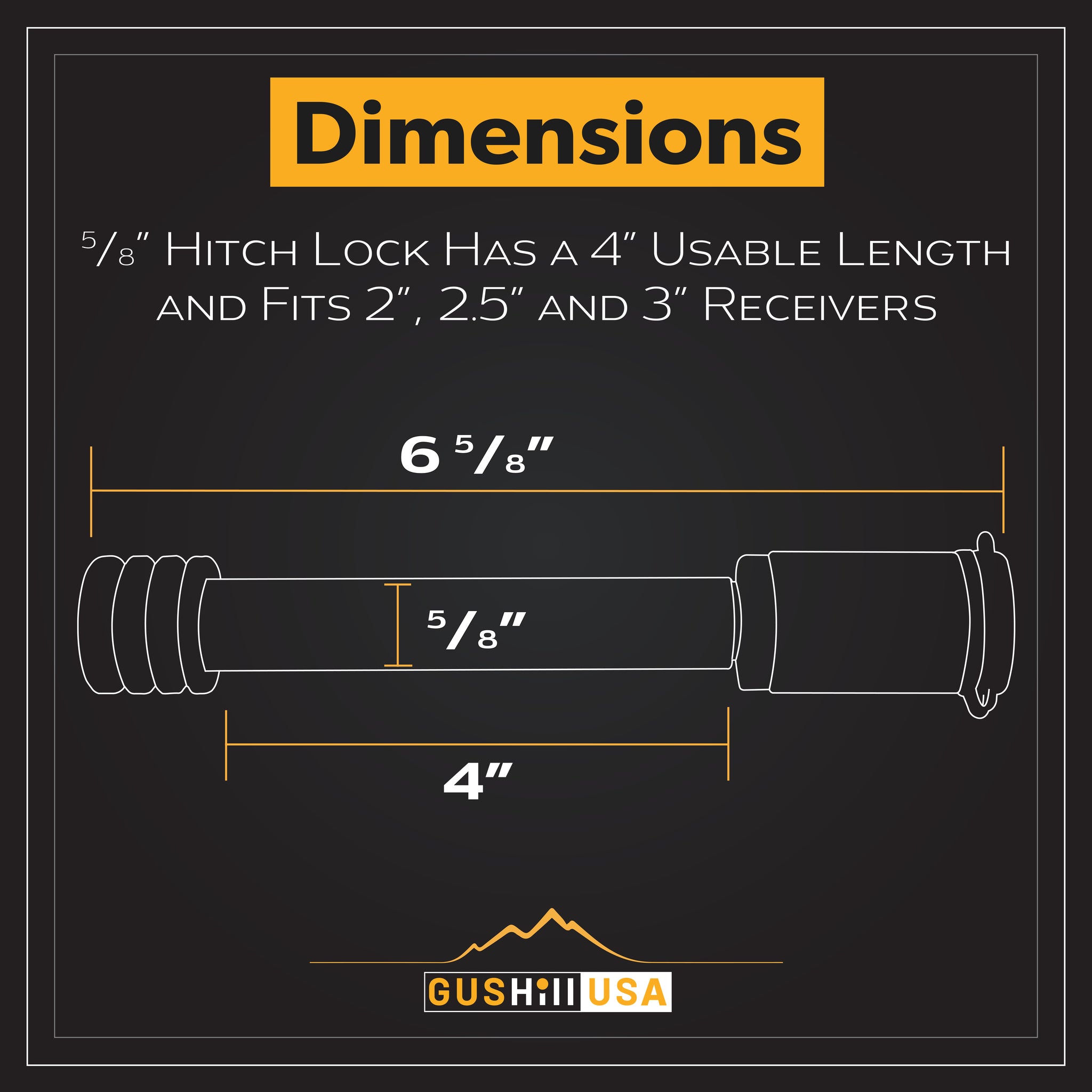 Hitch Lock with 4" effective length